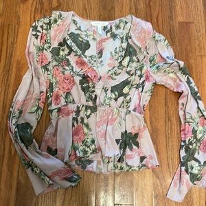 BCBGeneration peplum top size S, NWOT